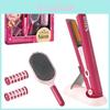 Children's Pretend Play Beauty Salon Set Blow Dryer And Hair Straightener Toy Kit