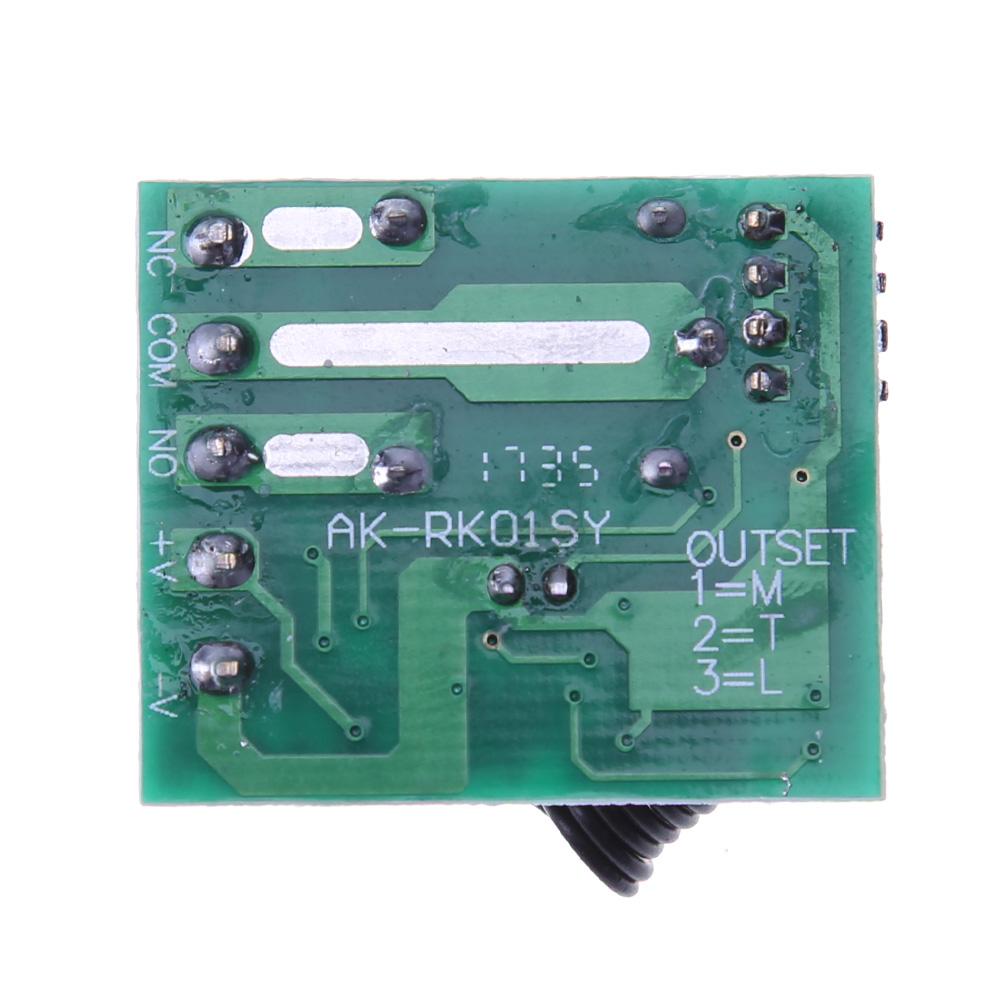 Wireless Remote Control DC12V 1 Channel Relay Remote Switch