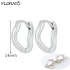 925 Sterling Silver Needle Luxury 18K Gold-color Hoop Earrings for Women Fashion Zircon Earrings Wedding Fine Jewelry Wholesale