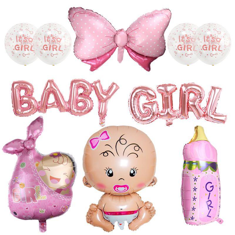 Set Palloncini Foil a Forma di Ciuccio per Bambino Decorazioni Festa di Compleanno Baby Shower