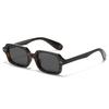 SO&EI Retro Small Rectangle Men Rivets Sunglasses Fashion Jelly Color Gradient Shades UV400 Women Sun Glasses