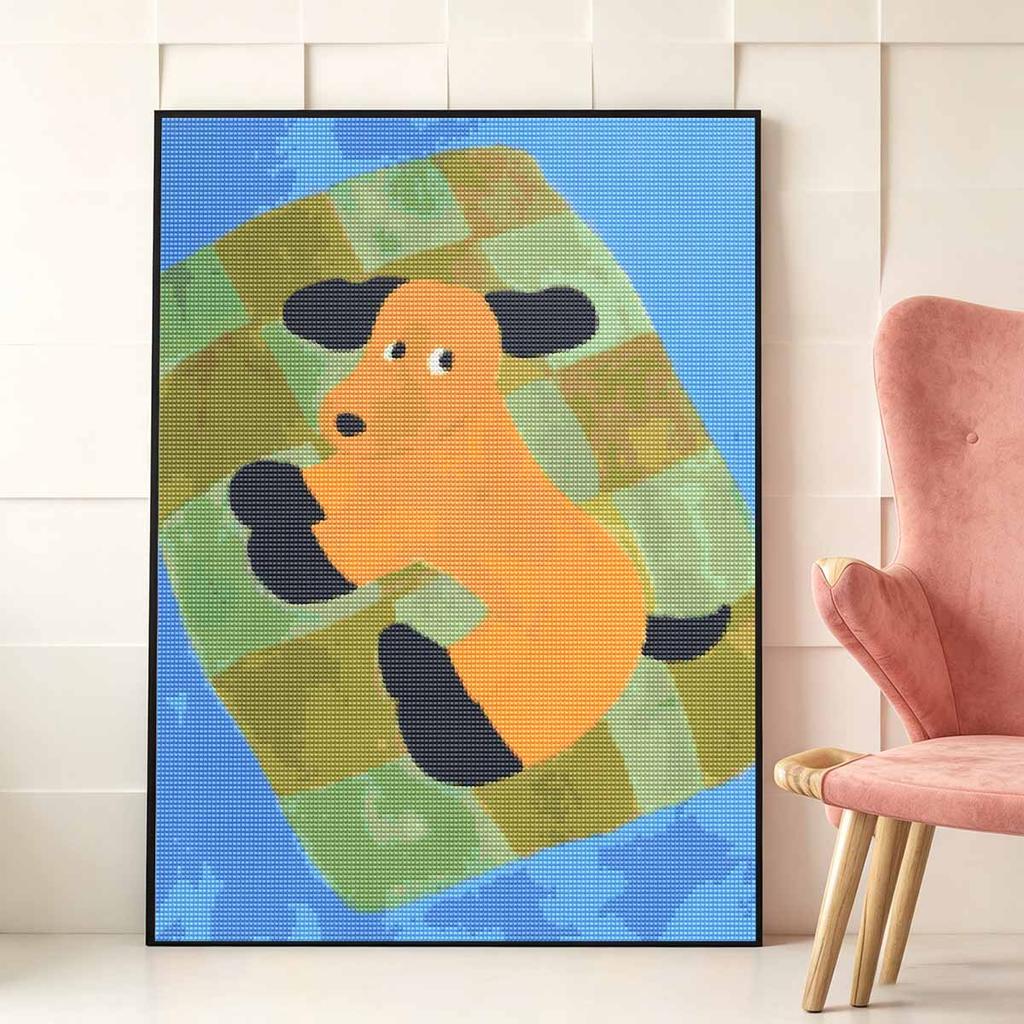 5D Diamond Painting Kits Cartoon Puppy Full Round Drill Crystal Rhinestone DIY Art Craft Home Wall Decor Decoration Gift