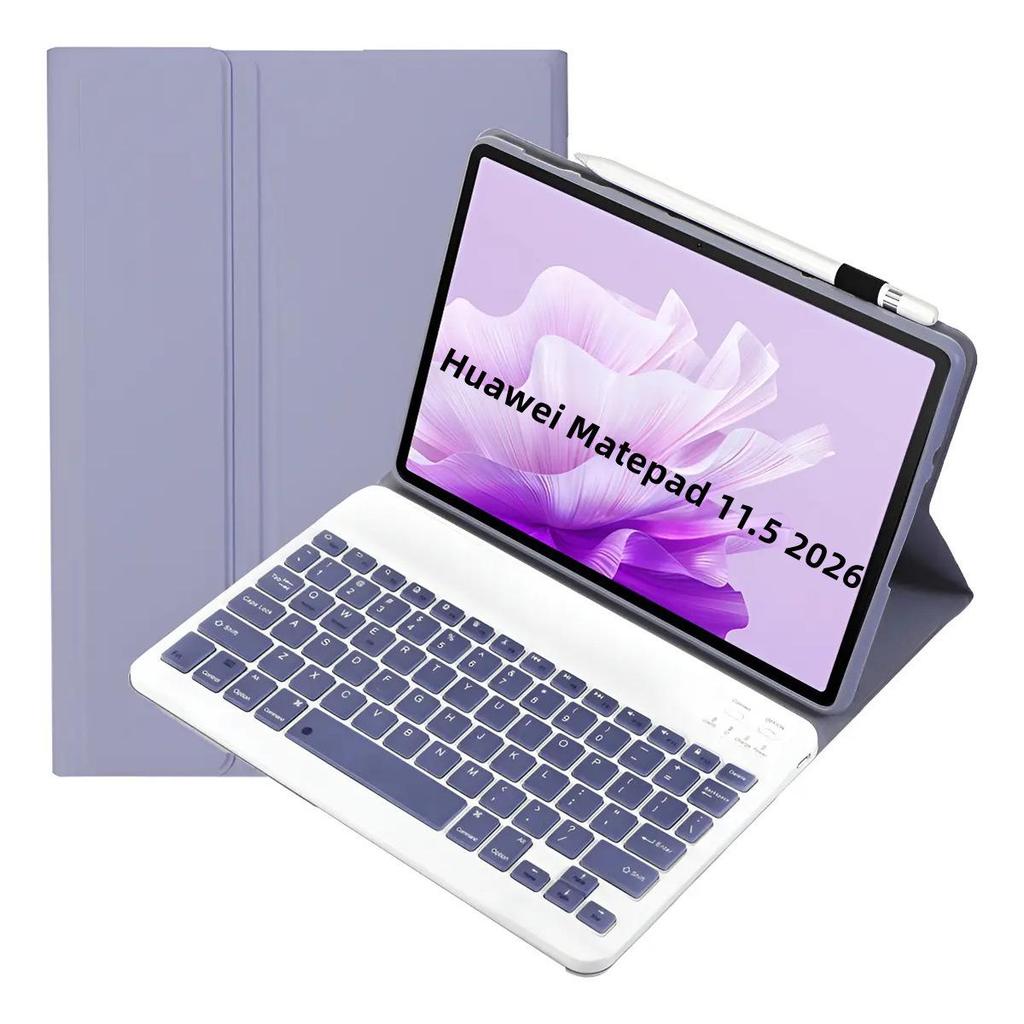 2026 Huawei MatePad 11.5 Tablet Protective Case with SE11.5S Bluetooth Keyboard, Magnetic Detachable Design