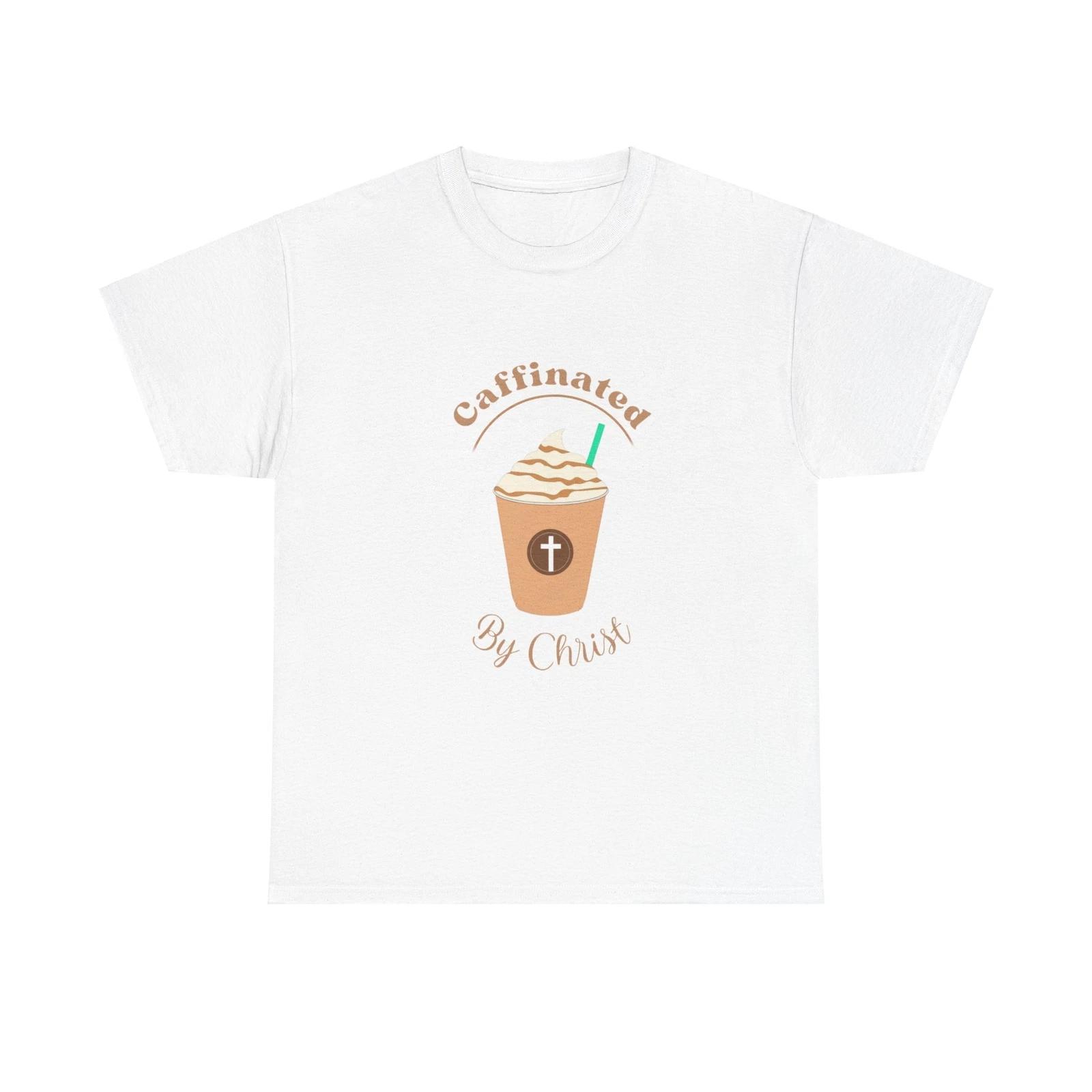 Christian Coffee Lover Tee, Religious Graphic Tee, Unisex Cotton Shirt, XL