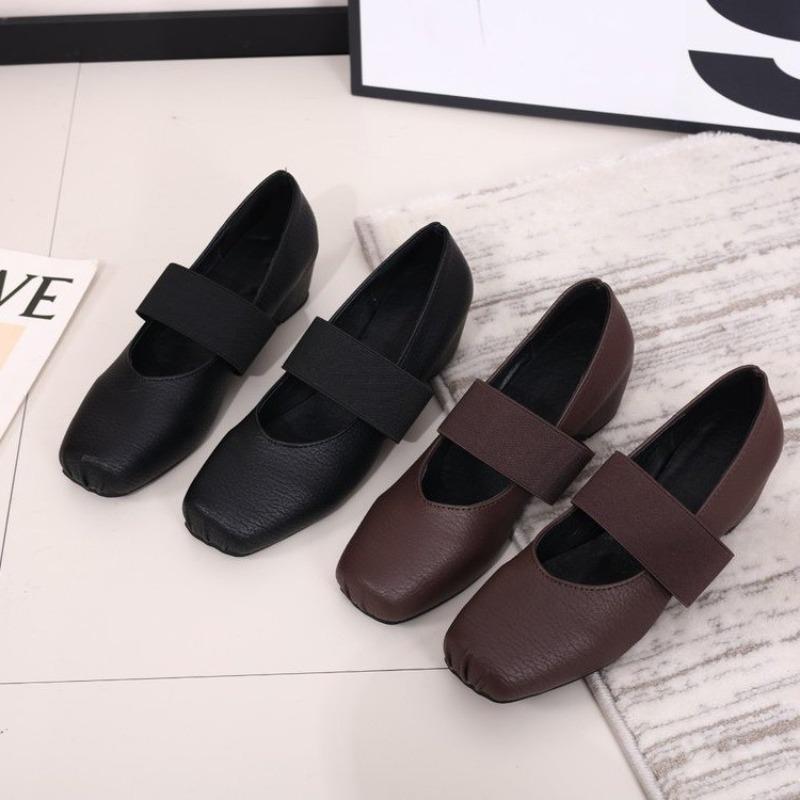 Fashion Retro Mary Jane 2025 New Autumn and Summer French Temperament Soft Sole Shallow Shoes
