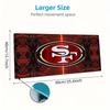 San Francisco 49ers Print  Cushion Non-slip Laptop Tablet Big Mousepad XXL Mat Mini PC Playmat With Lock edge