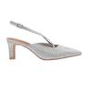 Womens/Ladies Almond Toe Evening & Party Block Heel Pumps
