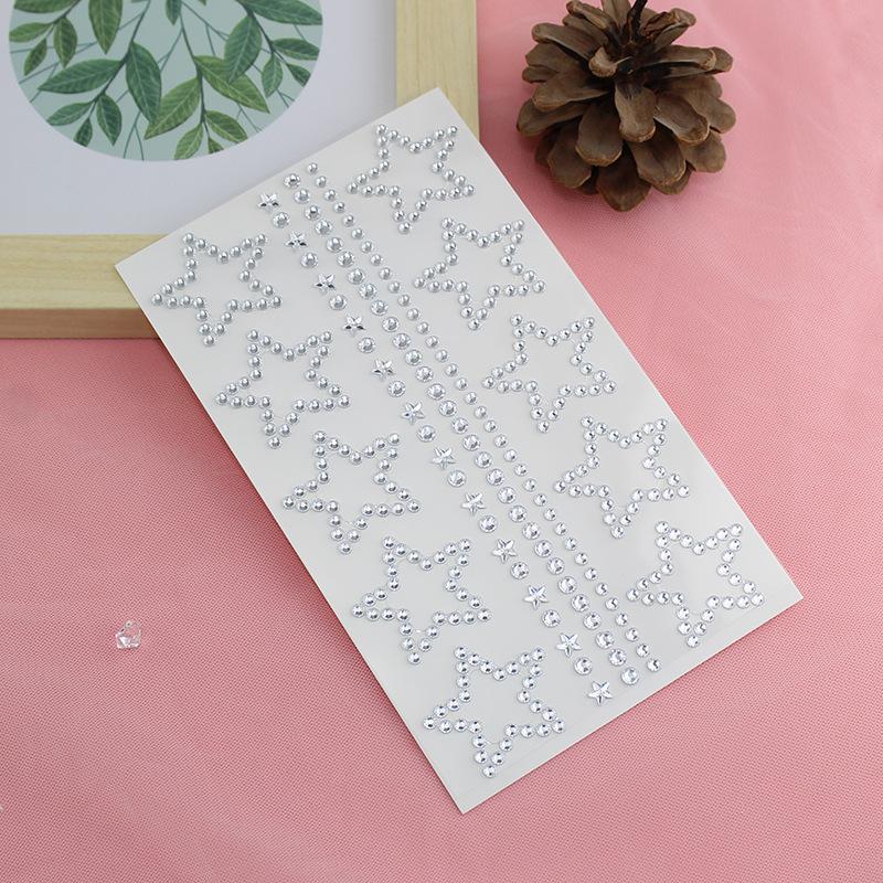 Diamond Crystal Tattoo Sticker Glitter Eyeliner Eyebrow Make Up Face Eyes Diamond Tattoos Rock Rhinestone 3D Eyeliner Stickers