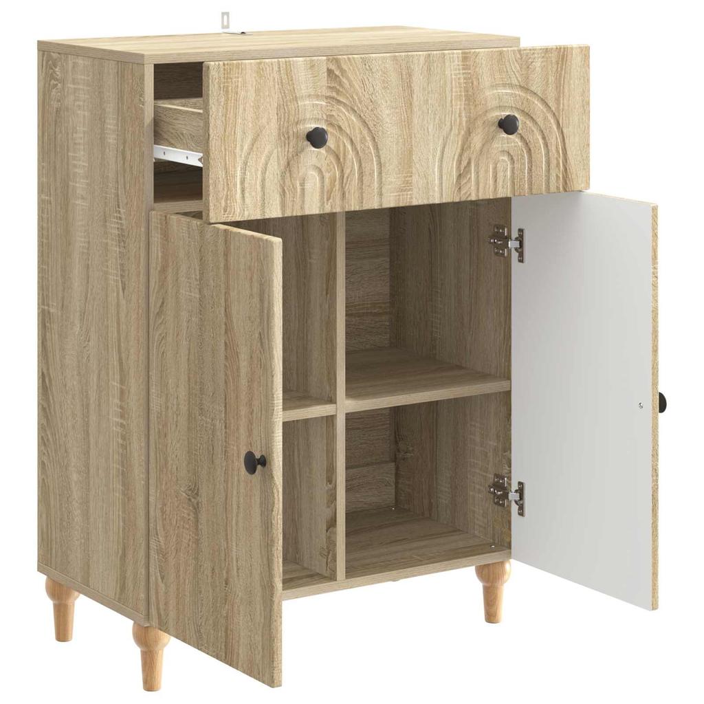 Sideboard Sonoma Oak 66 x 34.5 x 90 cm Particleboard