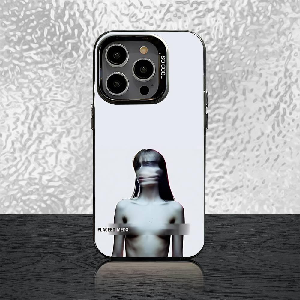 

P-Placebo Brian Molko Phone Case For iPhone 16,15,14,13,12,11,Pro,Max,Plus,Mini,SE Black Candy Matte Shockproof Cover iPhone11