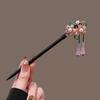 Antique Wooden Hairpin Women's Elegant Hair Stick New Chinese Simple Cheongsam Hairpin Headwear Jewelry Hair Accessories