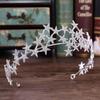 Strass-Stern-Haarreif Haarreif Diadem Krone Braut Hochzeits-Haarschmuck