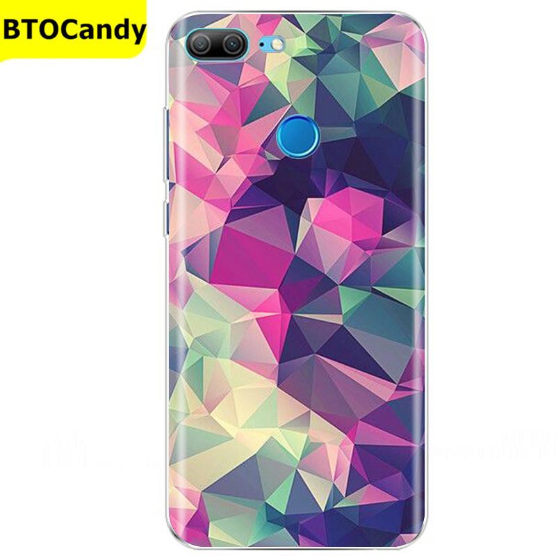 Etui For Honor 9 Lite Etui Kwiat Miękki Silikon Couqe Etui na Telefon Huawei Honor 9 Lite Etui Na Tył Honor9 9lite Coque Funda