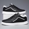 Versatile 2025 Plus Size Men's Fashion Sneakers - All-Season Soft Sole White Shoes