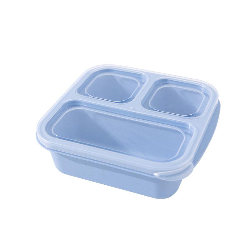 Reusable Wheat Straw Snack Box for Kids and Adults for Home Snack Storage Crisper Refrigerator Fresh Box Lunch Containers