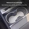 Central Control Water Cup Pad for Tesla Model Y LAUNCH 2025/Model 3 Highland Silicone Drink Coaster Antiskid Cup Mat Accessories