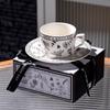 OLOEY Floral Ceramic Coffee Cup & Saucer Set