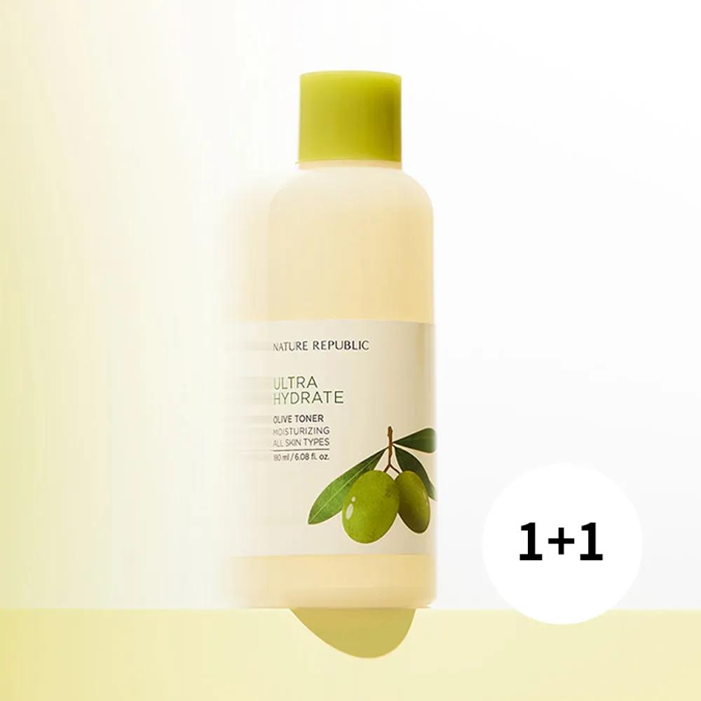 1+1 Nature Republic Truly Moisturizing Olive Toner 180ml