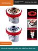 Floor Drain Deodorizer Bathroom Sewer Pipe Filter Net Universal Anti-Odor Cover Sealing Core Gadget