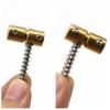 Set of 2 Long and 2 Short Electric Bass Guitar Bridge Saddle Mounting Screw Fixed String Saddle Guitar Accessories