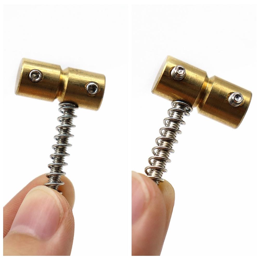 Set of 2 Long and 2 Short Electric Bass Guitar Bridge Saddle Mounting Screw Fixed String Saddle Guitar Accessories