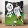 FC Theme Printed Blanket - Perfect for Couch, Bed, Travel & Outdoor Use | Machine Washable, Cozy & Durable.