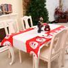Santa Xmas Bell Tablecloth With Flame Retardant Features And Classic Appeal For Festive Decor
