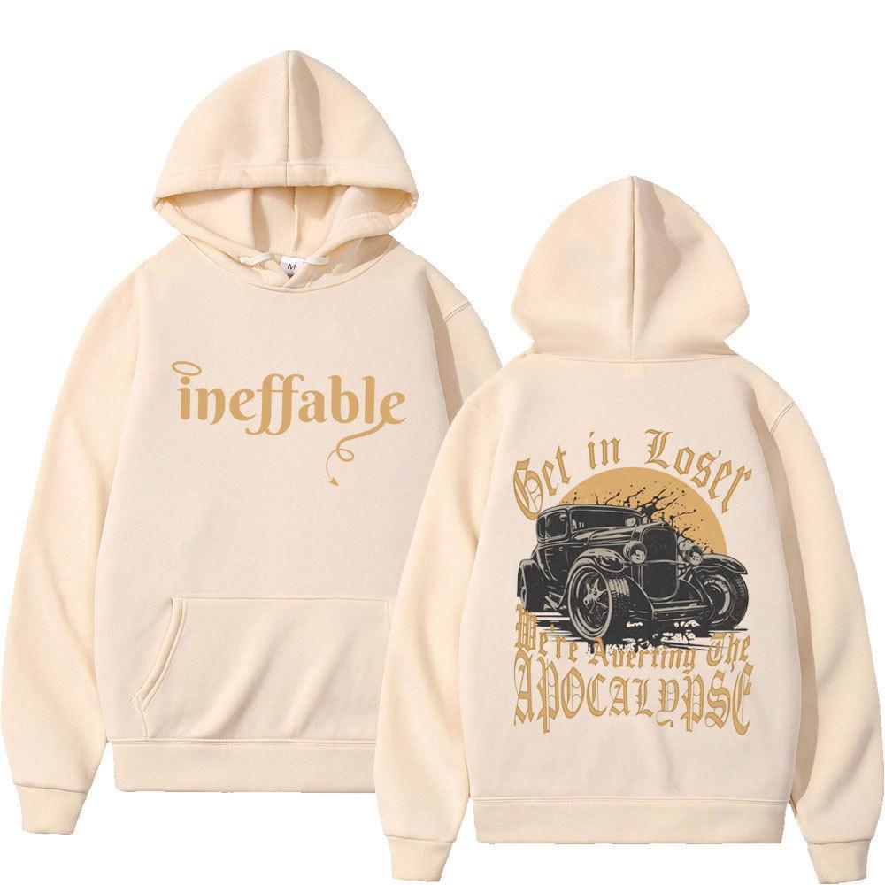 Men's Vintage Good Omens Graphic Hoodie