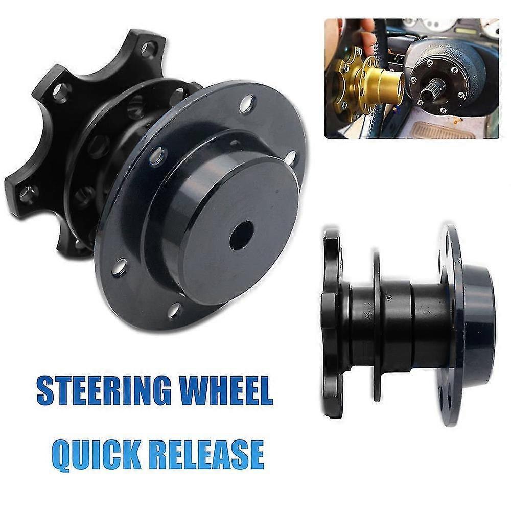 Universal Quick Release Adapter Snap Off Steering Wheel  Hub Race