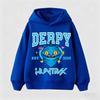 KPop Demon Hunter Saja Boys Cartoon Girls Boy Hooded Sweatshirt Warm Children's Korean Wave Fashion Casual Tops Casual Clothing