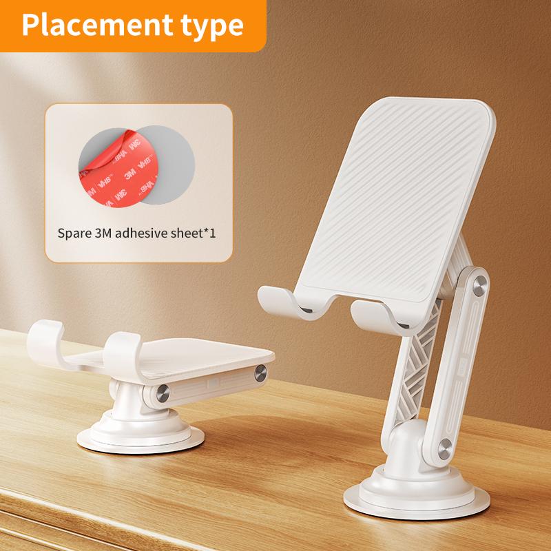 Feixiang X90 Magnetic Mount Flexible Foldable Portable Phone Holder Adjustable Height Mechanical Arm Adhesive Strips Desk Car Magnetic