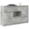 Sideboard Concrete Gray 100 x 30 x 65.6 cm Engineered Wood