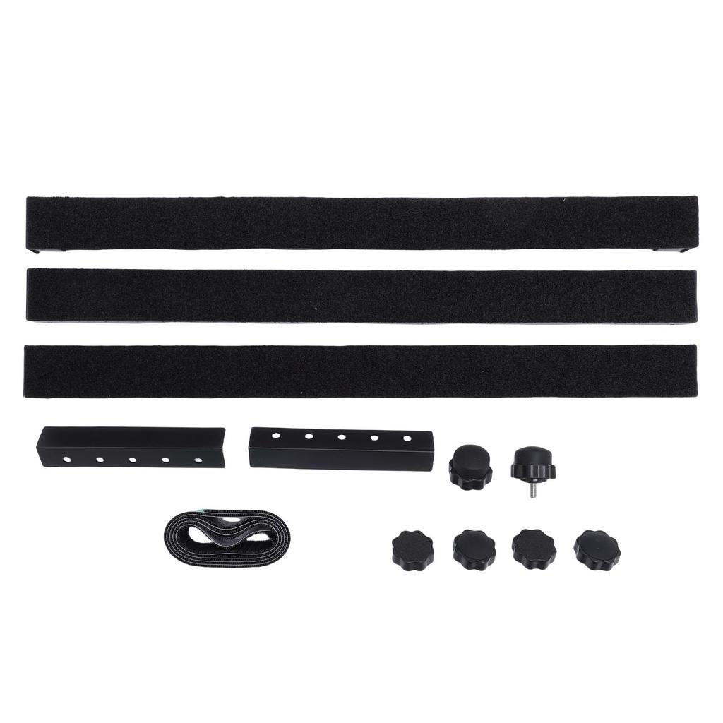 Guitar Pedal Board Aluminum Alloy Frame Non Slip Silicone Feet Mat Portable Effect Guitar Pedalboard
