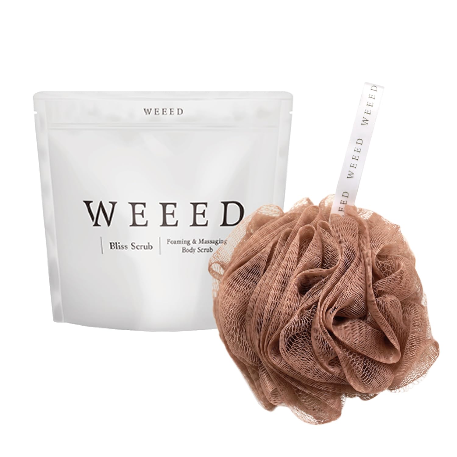 

WEEED Bliss Scrub 120g Original Foaming Net Body Lavender Vanilla Made in Weed Body Skin Acne Body Care & (Single) Set, Scrub, & Scent, Medicated,
