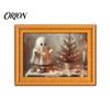 Decorative Metal Cabinet Magnets Christmas Ghost/Dog/Cat Fridge Magnets, Retro Wooden Photo Frame Refrigerator Magnet, Strong Magnetic Decorations