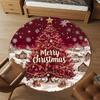 1PC Christmas Tree Merry Christmas Office Round Area Rug, Under Office Chairs Bedroom Living Room Home Decor, Carpet for Office -1110128