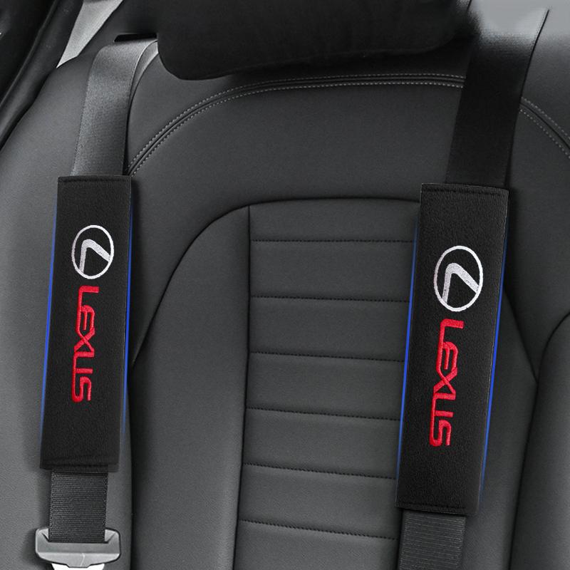 Car Seat Belt Cover Shoulder Protective Pads Cover For Lexus CT200H GX400 GX460 IS250 IS300C RX270 ES240 ES350 LS460 GS300 450H 460H