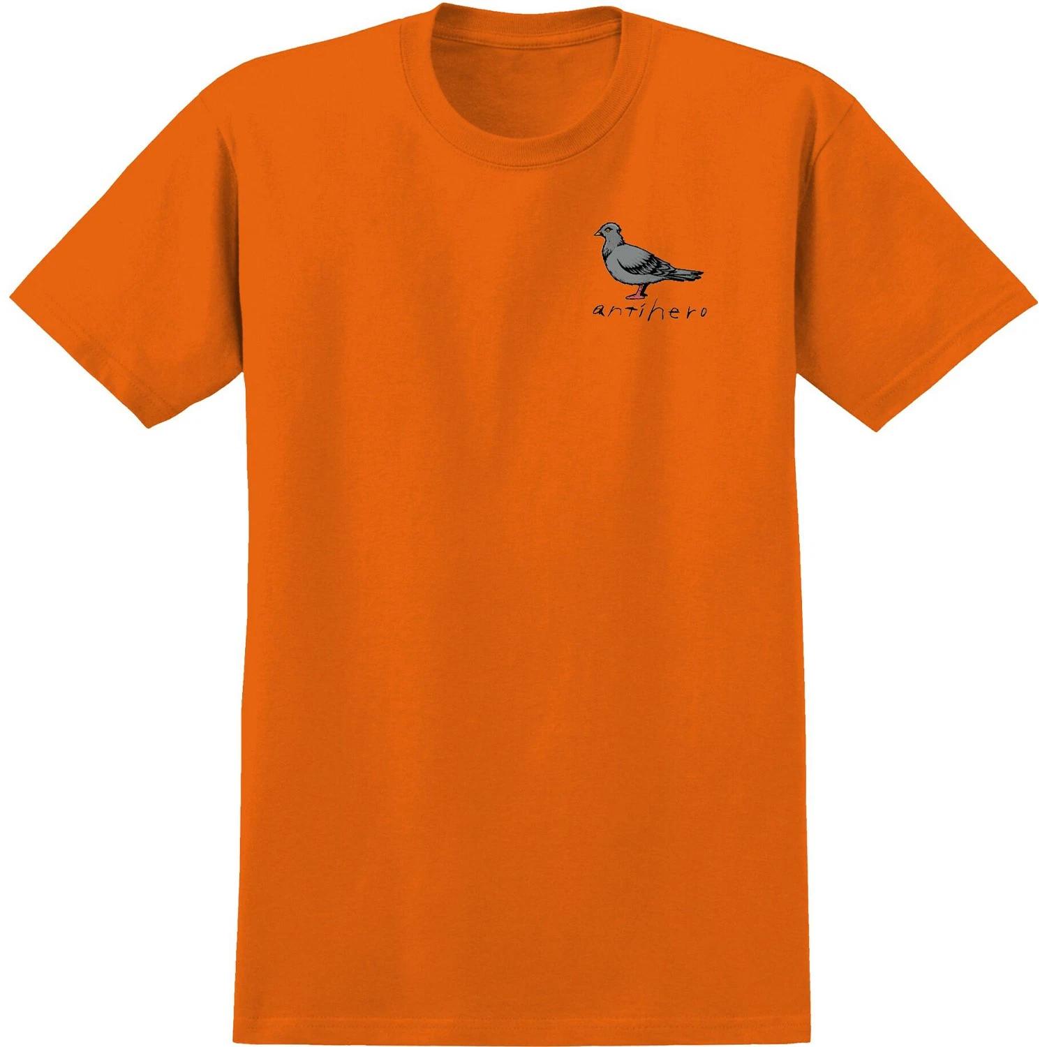 Anti Hero Skateboards Shirt OG Pigeon Orange XL