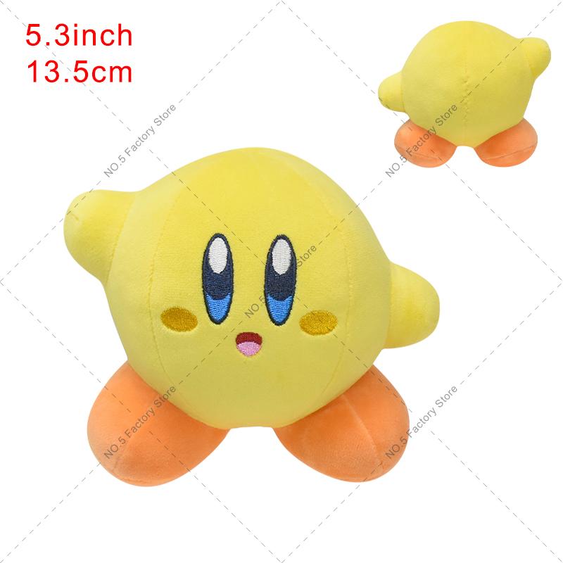 Game Star Kirby Stuffed Doll Peluche 5“ Kawaii Pink Kirby Grey Kirby Ghost Kirby Anime Plush Toys Christmas Gifts for Children