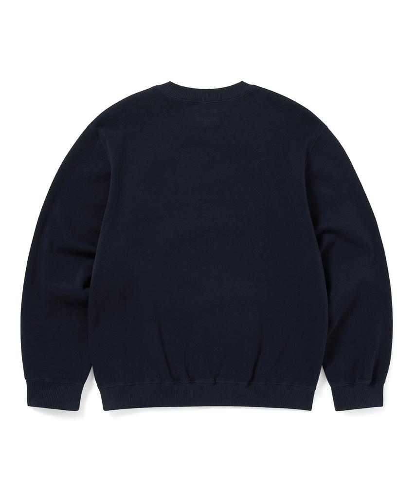 THISISNEVERTHAT Basic Note Crewneck Navy