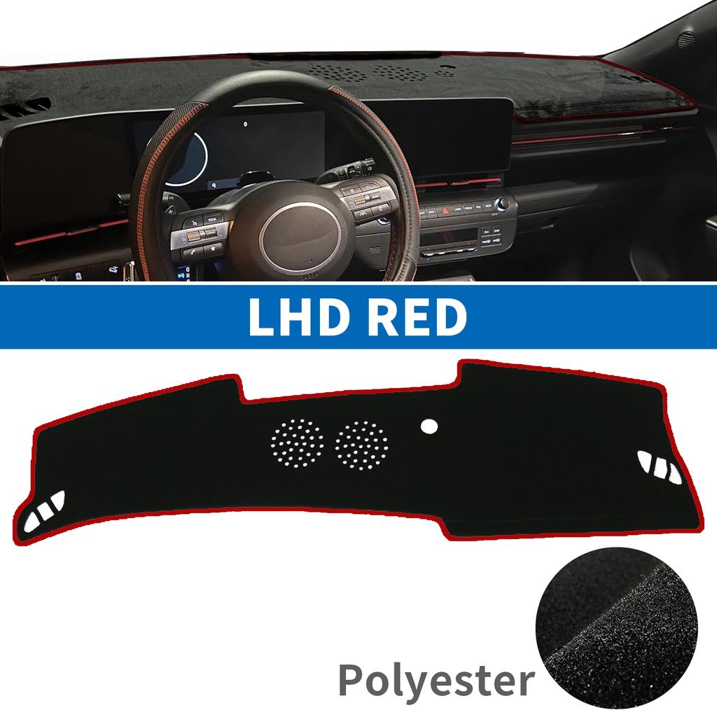 For Hyundai Kona 2024 2025 2026 (Without HUD) Accessories Sunshade Protective Carpet Dash Pad Dashmat Car Dashboard Mat