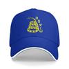 Unisex Baseball Hats Dont Tread On Me Gadsden Flag Outdoor Streetwear Summer Sports Baseball Caps Hip Hop Cap Casquette Hats