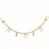 Yogodlns Chain Bag Handle Chain Bag Decoration Personality Bow Pendant Cute Bow Alloy Bag Chain