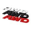 MPC4 3D Metal AWD Letters Rear Trunk Fender Emblem Badge Sticker Decals For Honda CRV HRV Highlander Car Styling Accessories