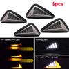 Motorcycle LED Turn Signal Indicators Triangle Flush Mount Amber Blinker Light Running Light LED Moto Accessories Turn Lamp