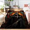 1Pc Gothic Glass Reaper Rug, Office Carpet Indoor Outdoor Doormat, Non-Slip, Comfortable, Living, Christmas Halloween,  Xmas Gift G13