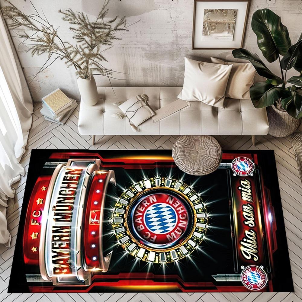 FC Bayern München Quadratische Teppiche sind eine großartige Wahl für Wohnzimmer, Schlafzimmer, Heimdekoration und als Geschenke.