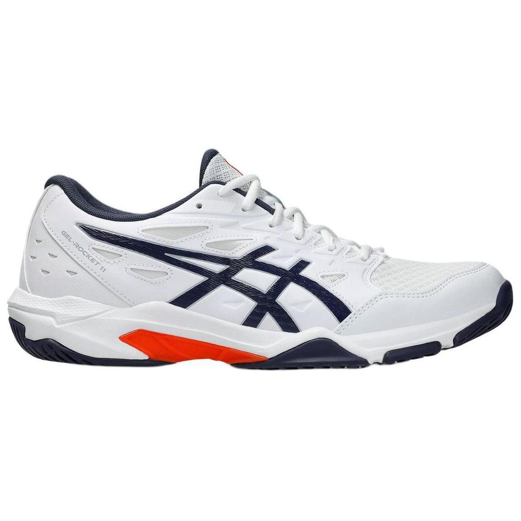Asics Gel-Rocket 11 Bequeme Mode Low-Top Trainingsschuhe Herren Sneaker Weiß 1071A091-104