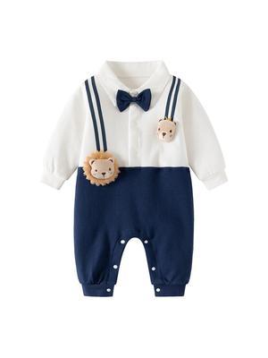 Elegante Pagliaccetto in Puro Cotone per Bambino per Autunno e Primavera
