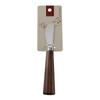 Walnut Handle Stainless Steel Cheese Knife, Fork, and Butter Spreader Set